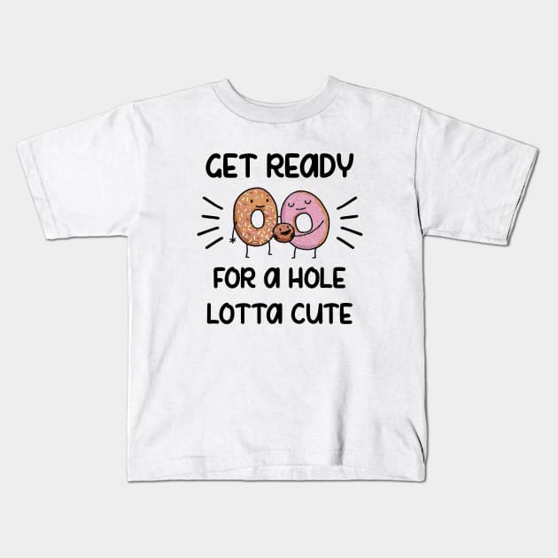 Donut Family Baby Announcement Kids T-Shirt by Suchmugs